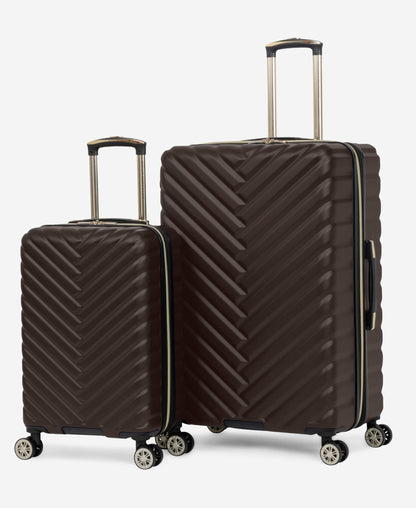 Madison Square Chevron Hard Side Expandable Suitcase