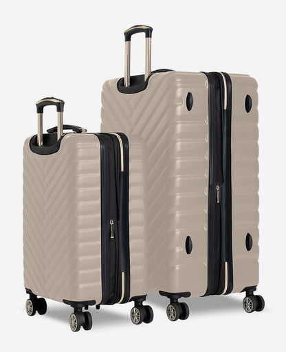 Madison Square Chevron Hard Side Expandable Suitcase