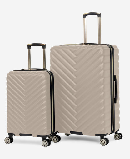 Madison Square Chevron Hard Side Expandable Suitcase