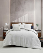 Space Dye Grid Comforter Set