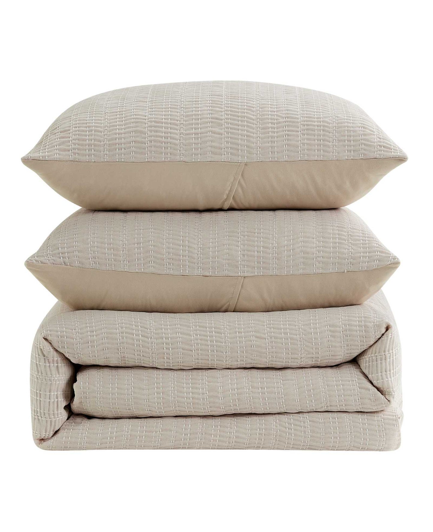 Stitched Gauze Comforter Set