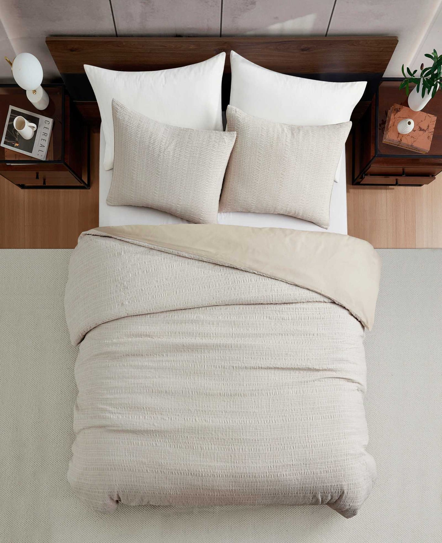 Stitched Gauze Comforter Set
