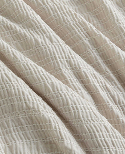 Stitched Gauze Comforter Set