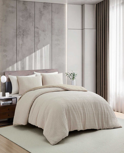 Stitched Gauze Duvet Set