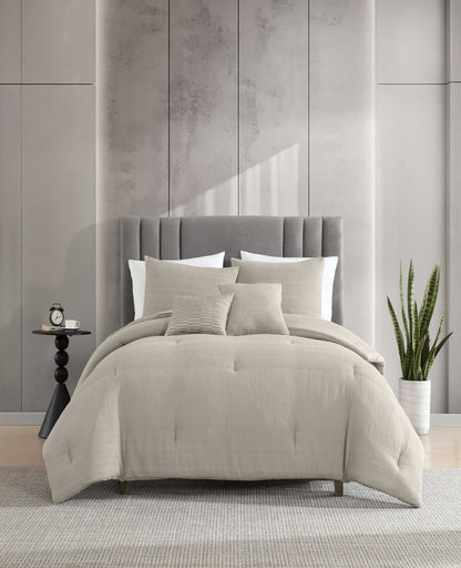 Variegated Waffle Comforter Set