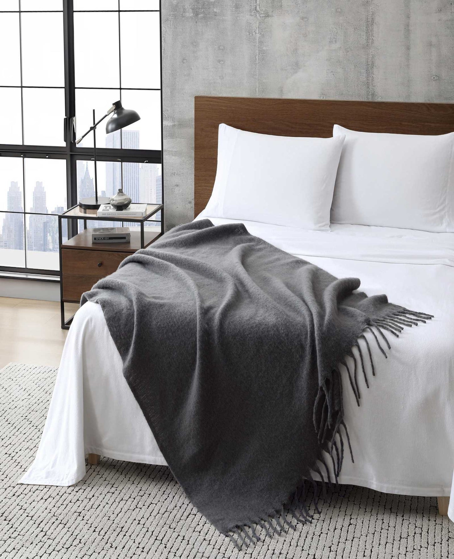 Mohair Throw Blanket