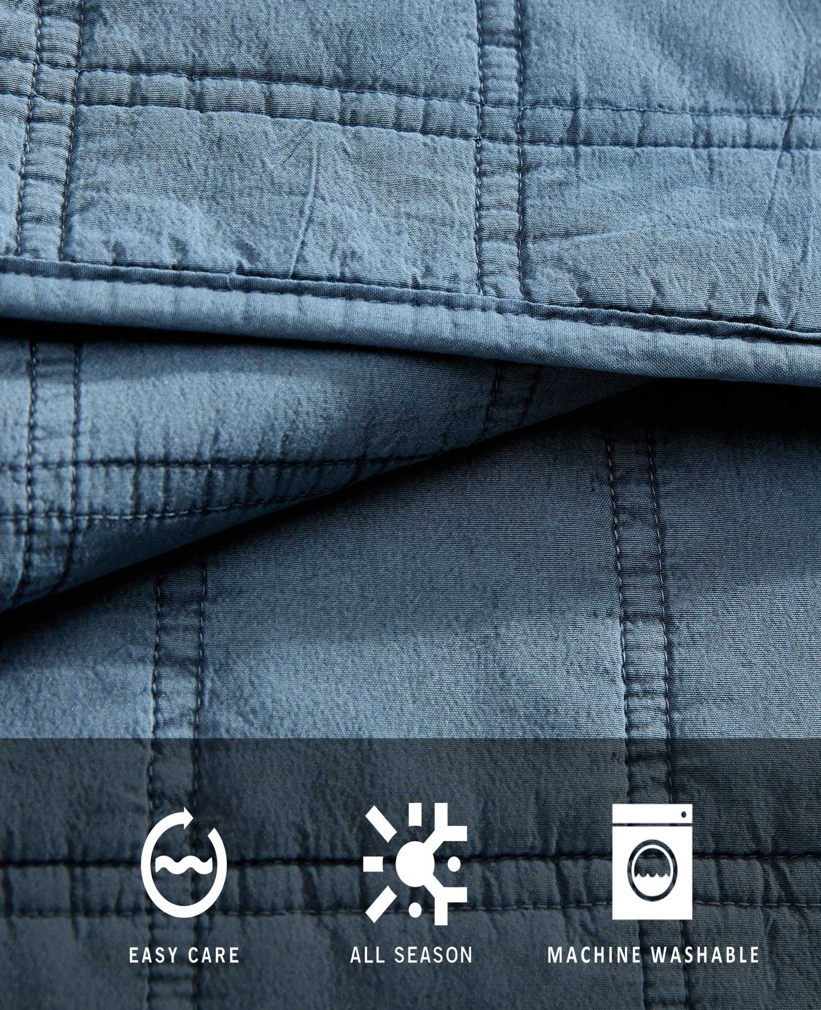 Stonewashed Quilt Set