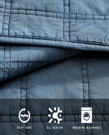Stonewashed Quilt Set