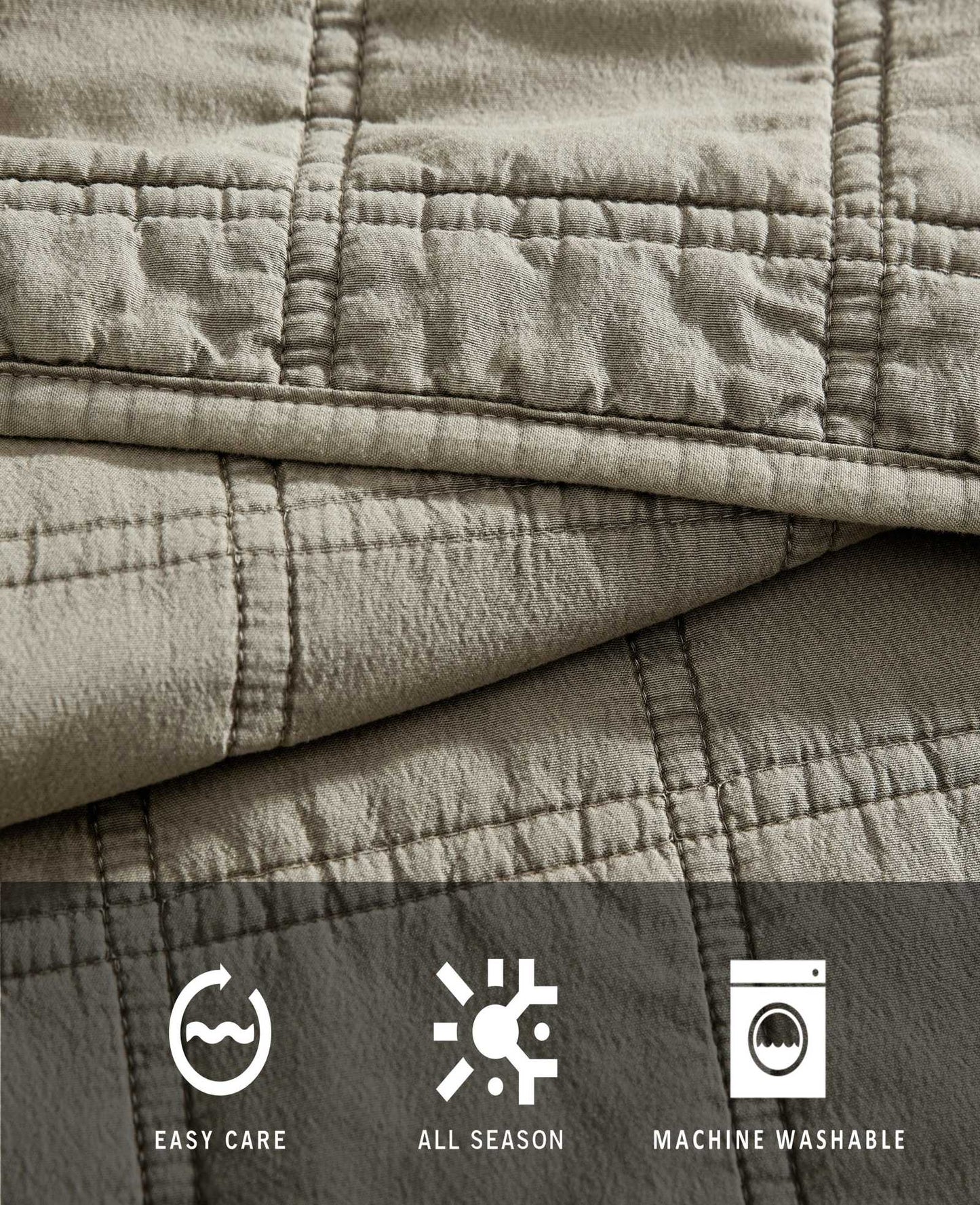 Stonewashed Quilt Set