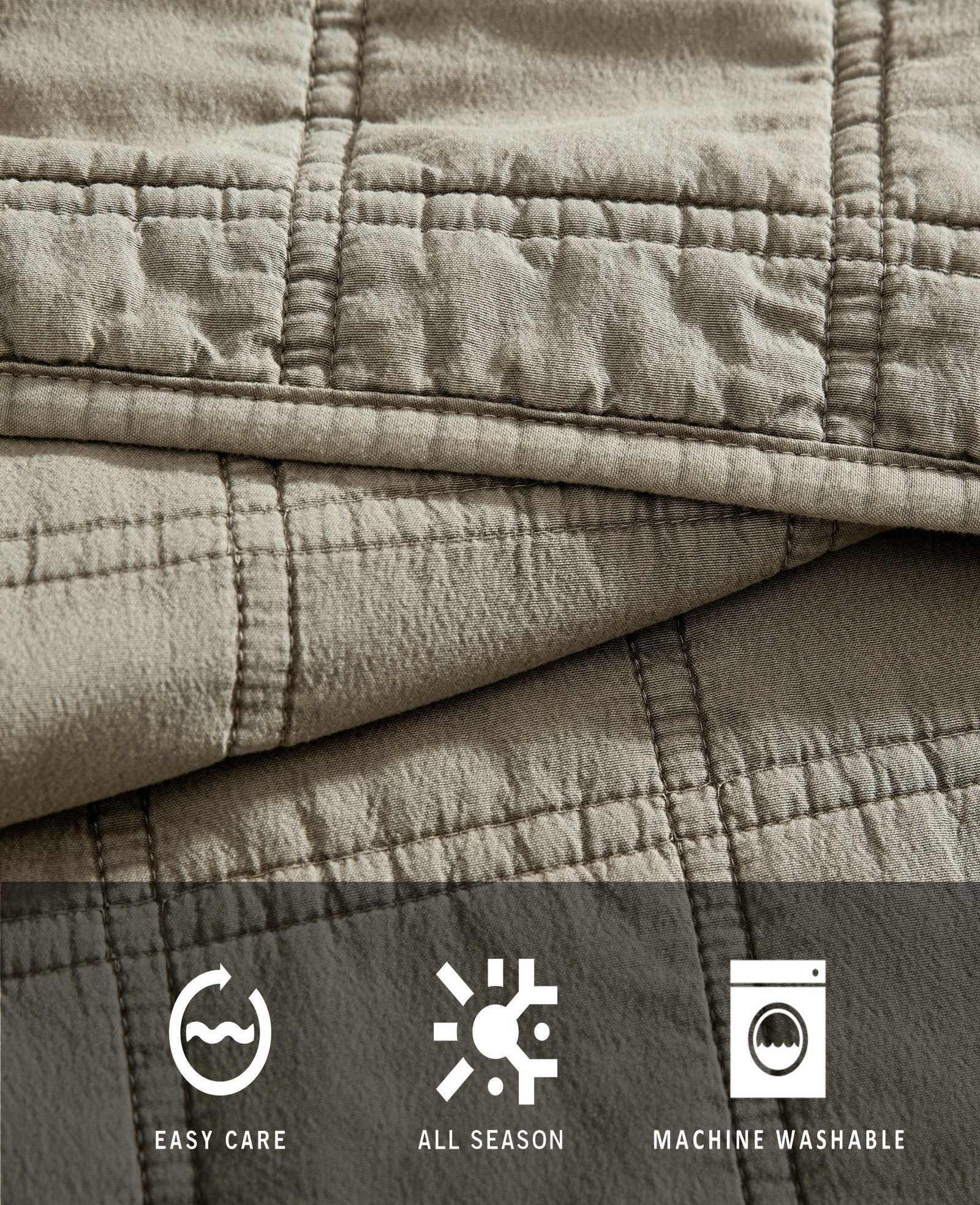 Stonewashed Quilt Set