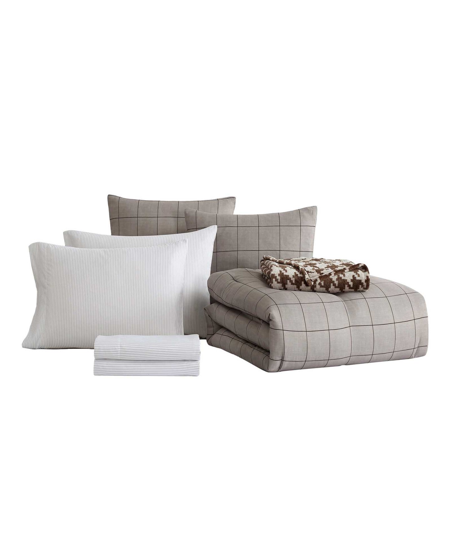 Holden Grid Comforter Set