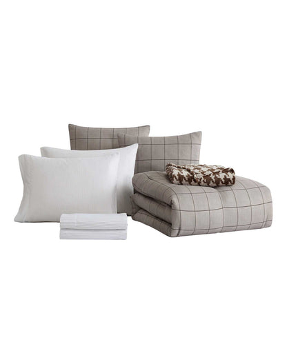 Holden Grid Comforter Set