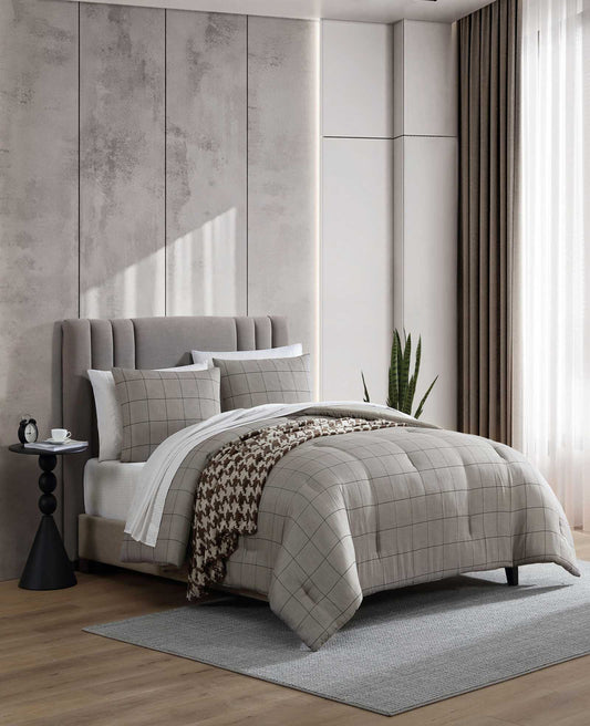 Holden Grid Comforter Set