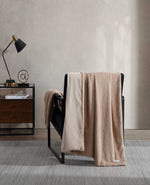 Faux Fur Solid Throw Blanket