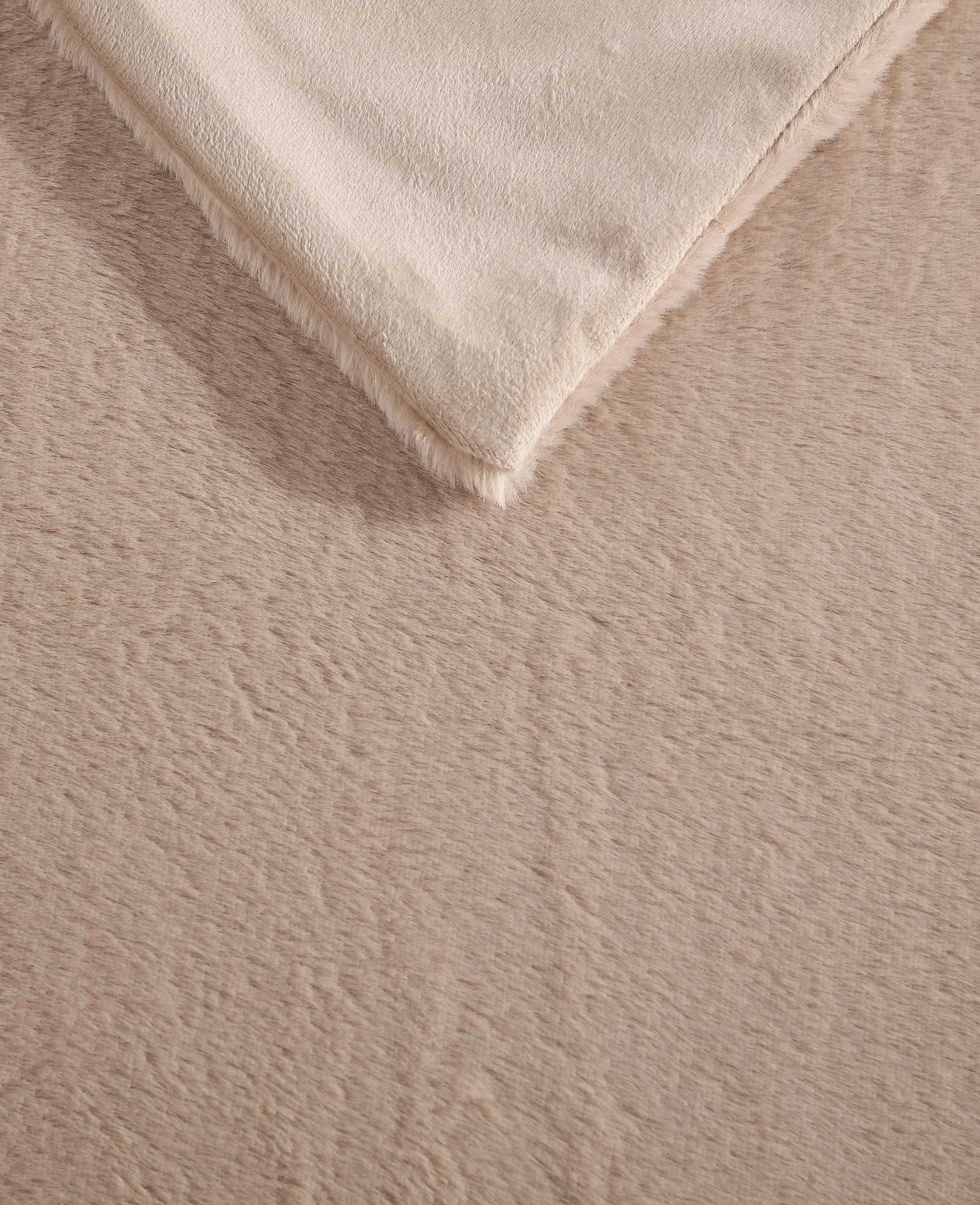 Faux Fur Solid Throw Blanket