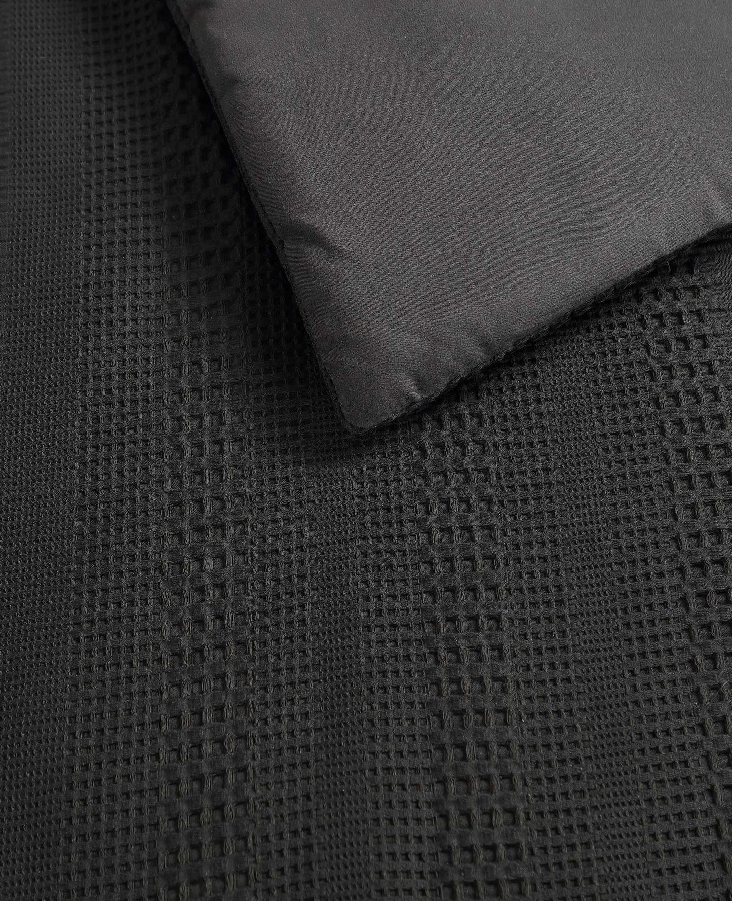 Variegated Waffle Comforter Set