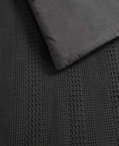 Variegated Waffle Comforter Set