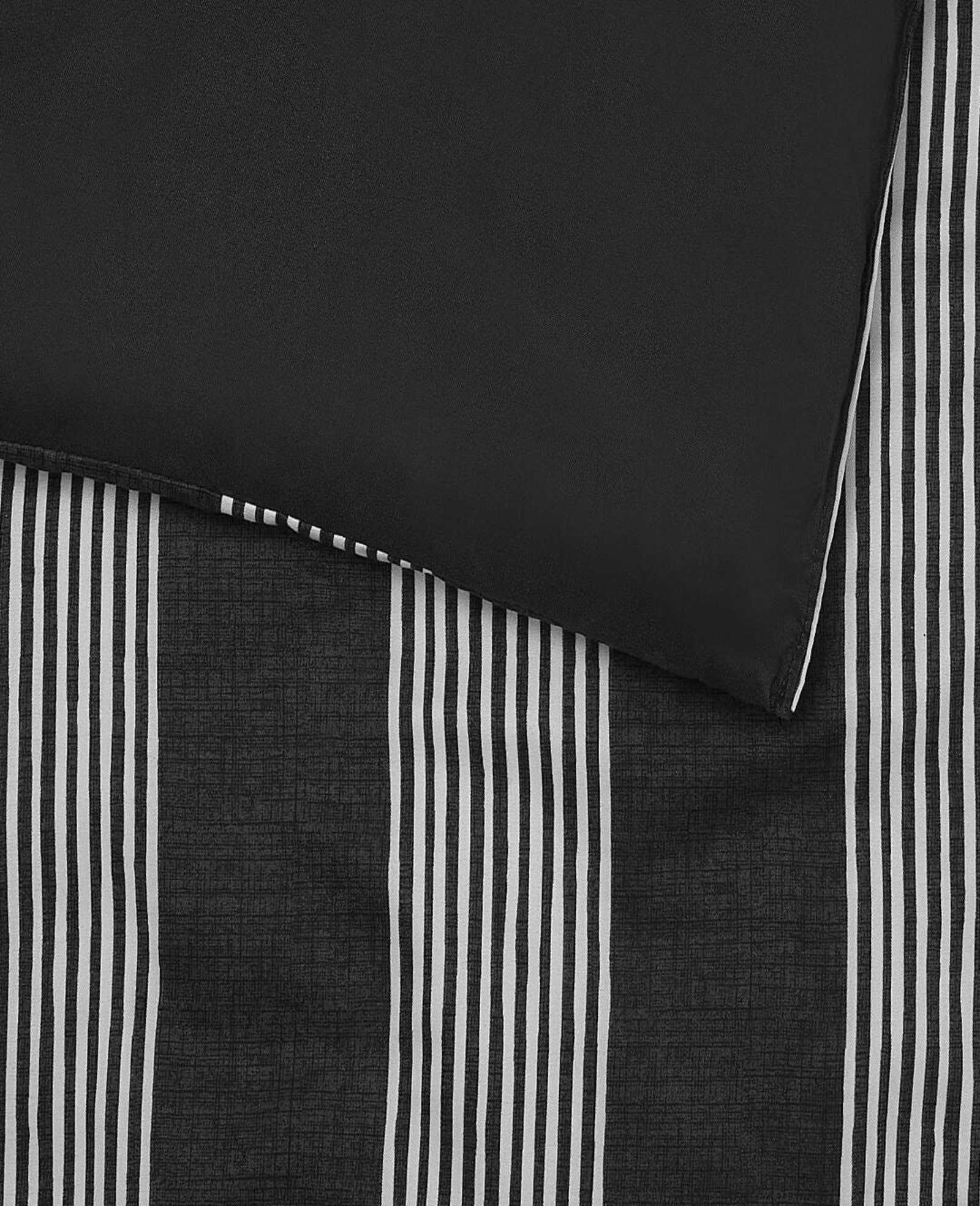 Banded Stripe Textured Comforter Set
