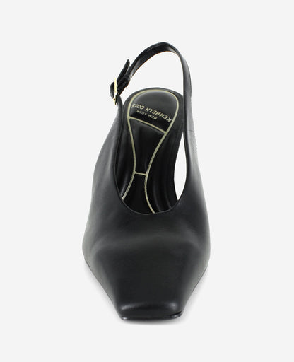 Aerial Leather Slingback Heel