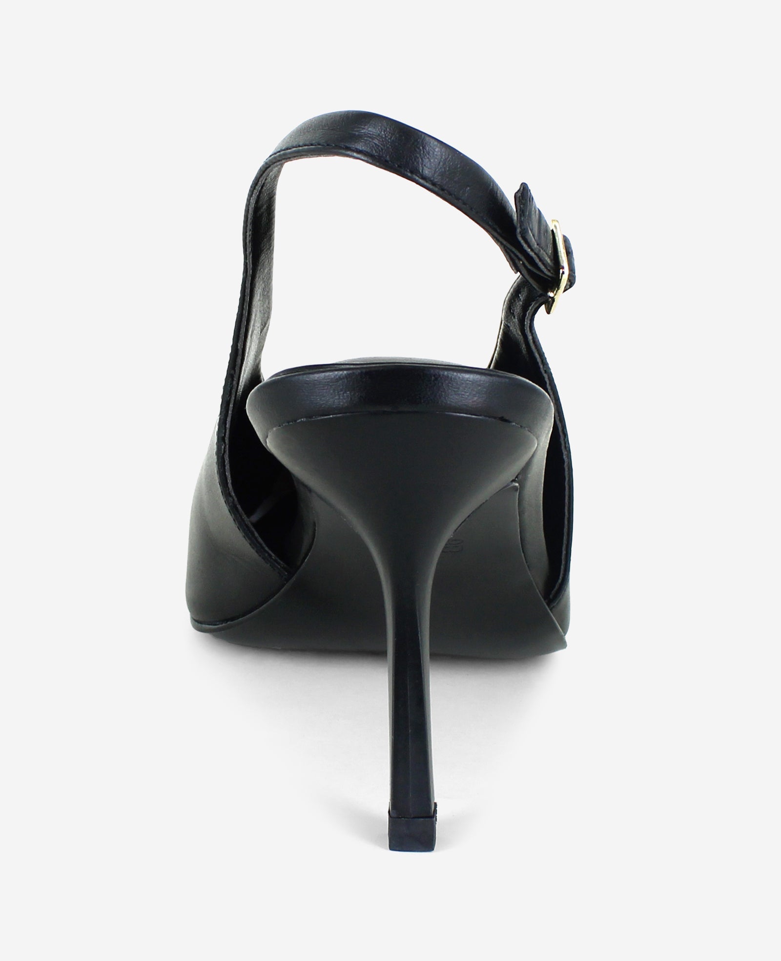 Aerial Leather Slingback Heel