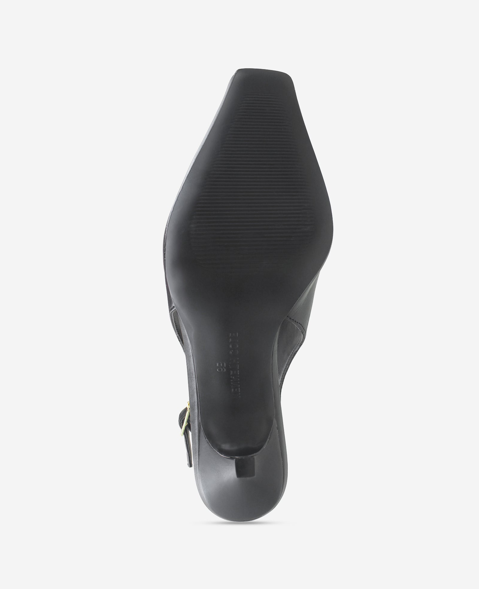 Aerial Leather Slingback Heel