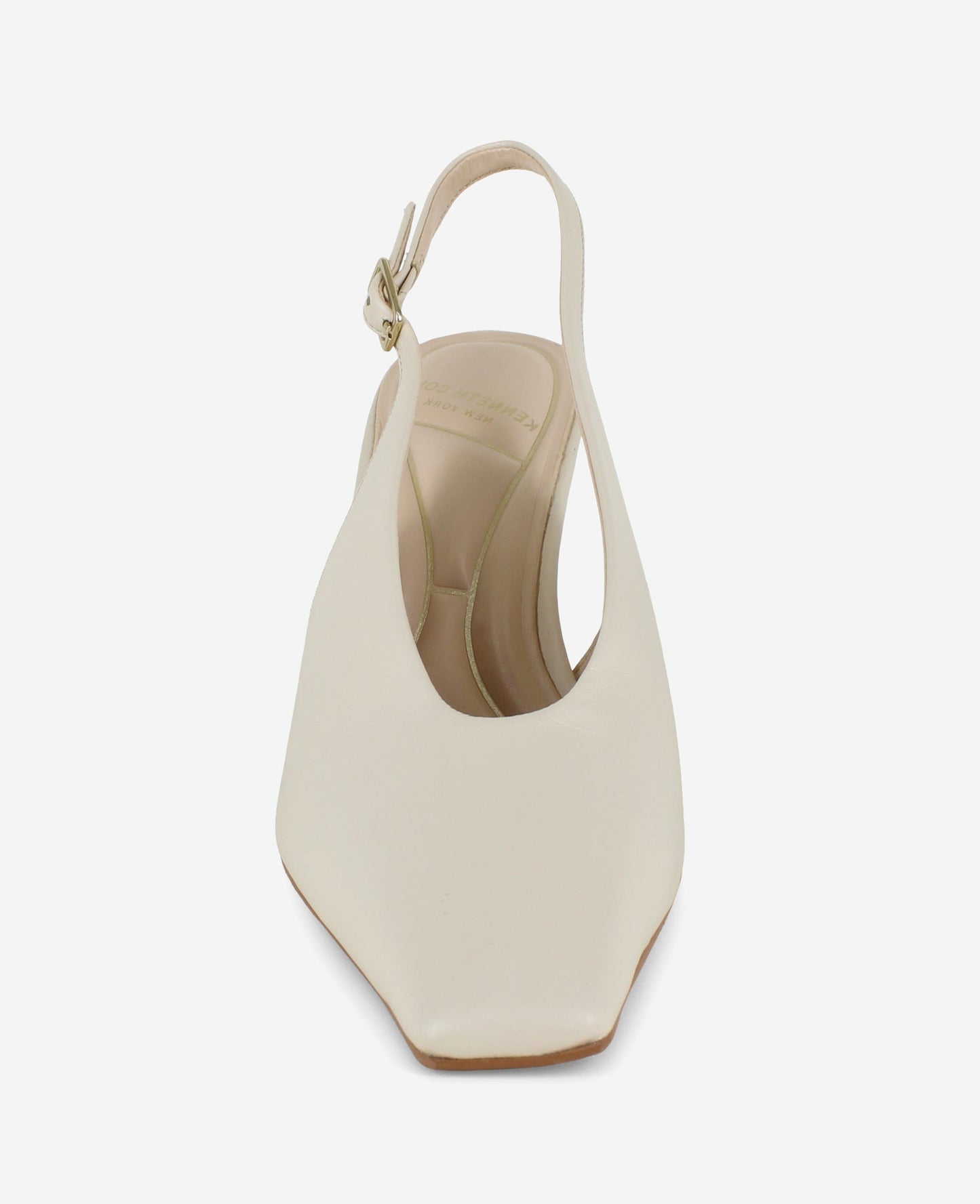 Aerial Leather Slingback Heel