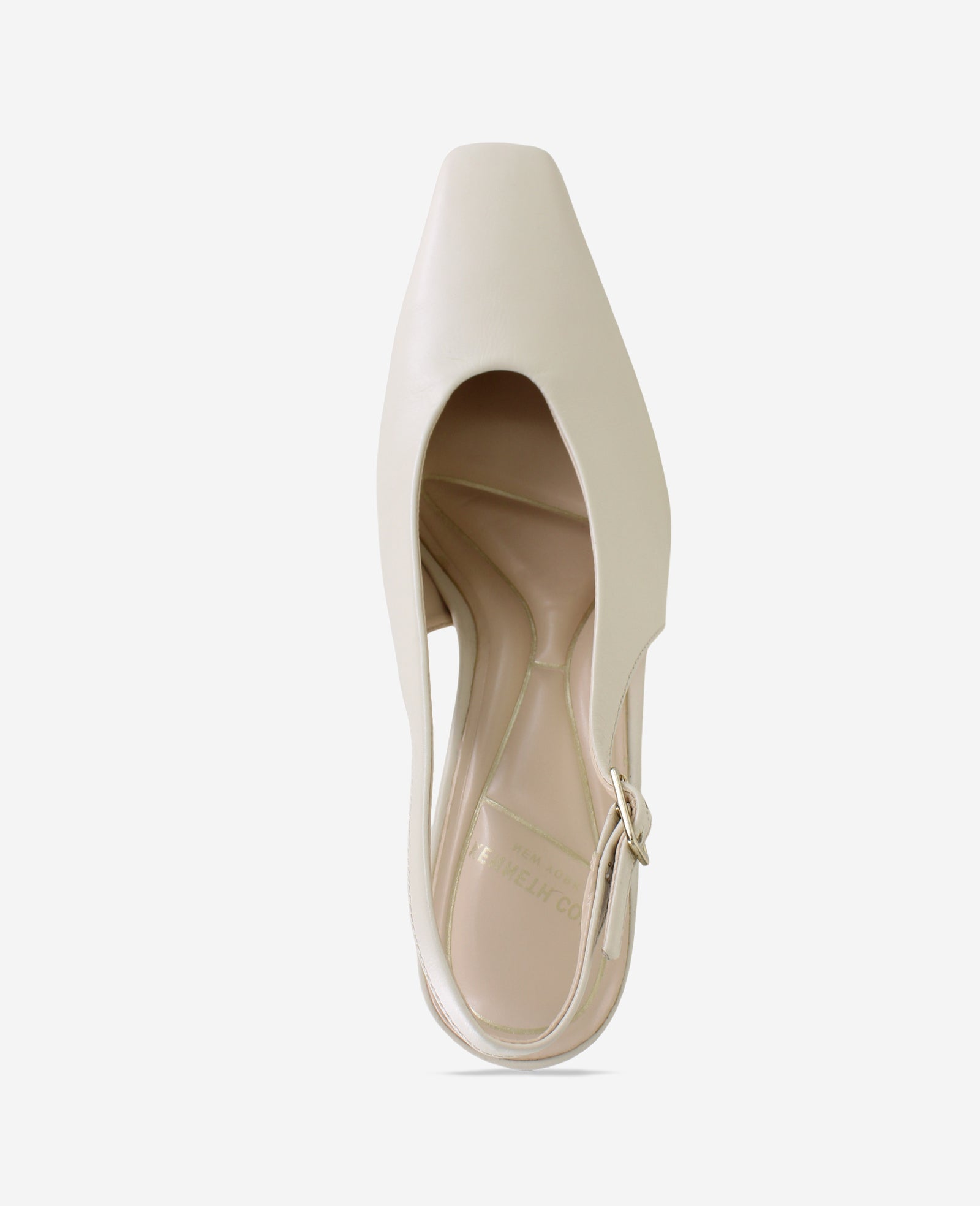 Aerial Leather Slingback Heel
