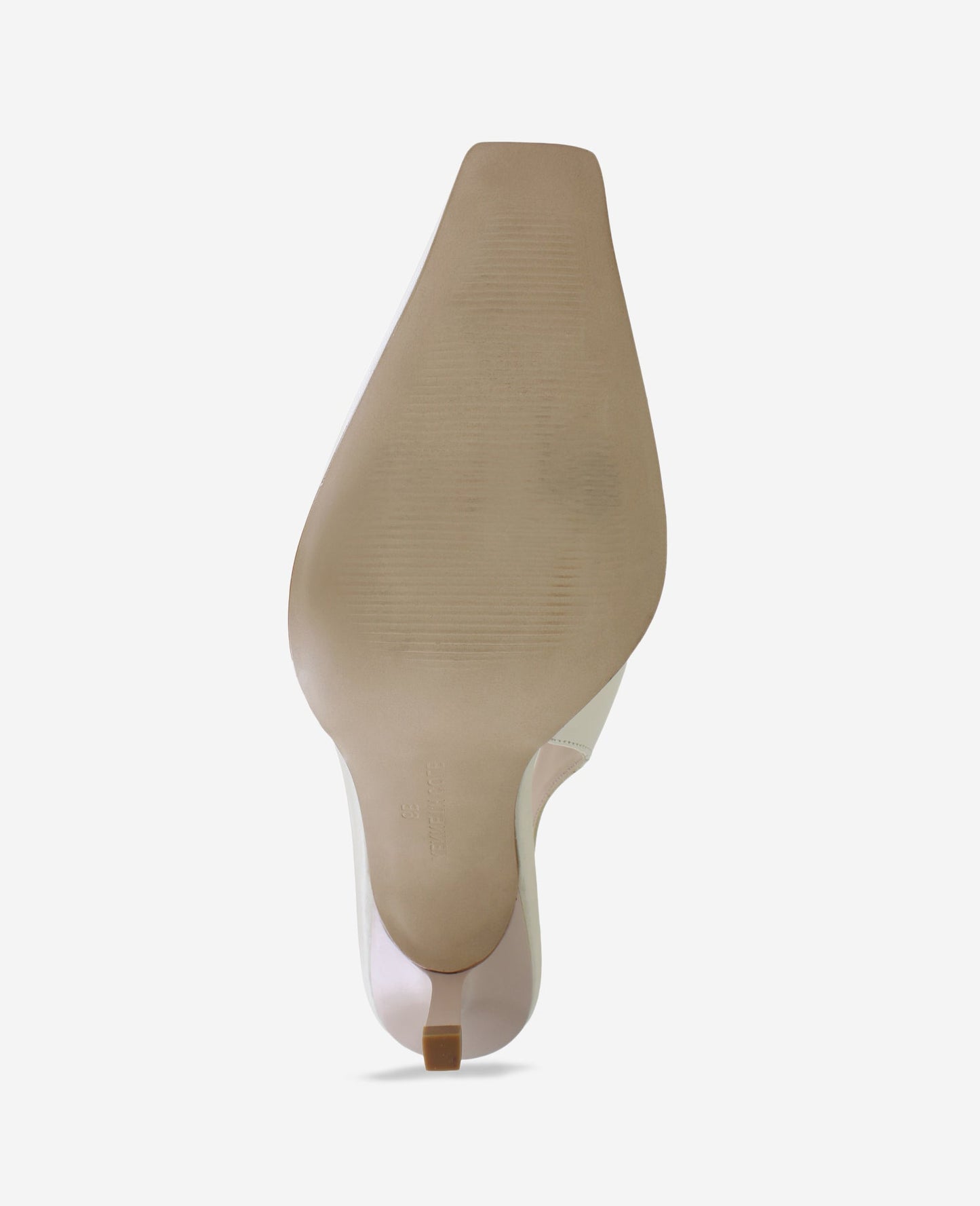 Aerial Leather Slingback Heel