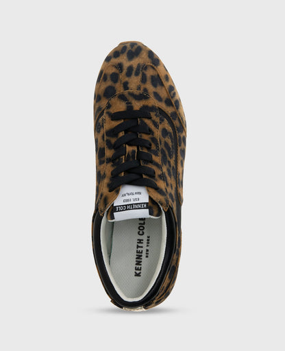 Alma Leopard Suede Sneaker
