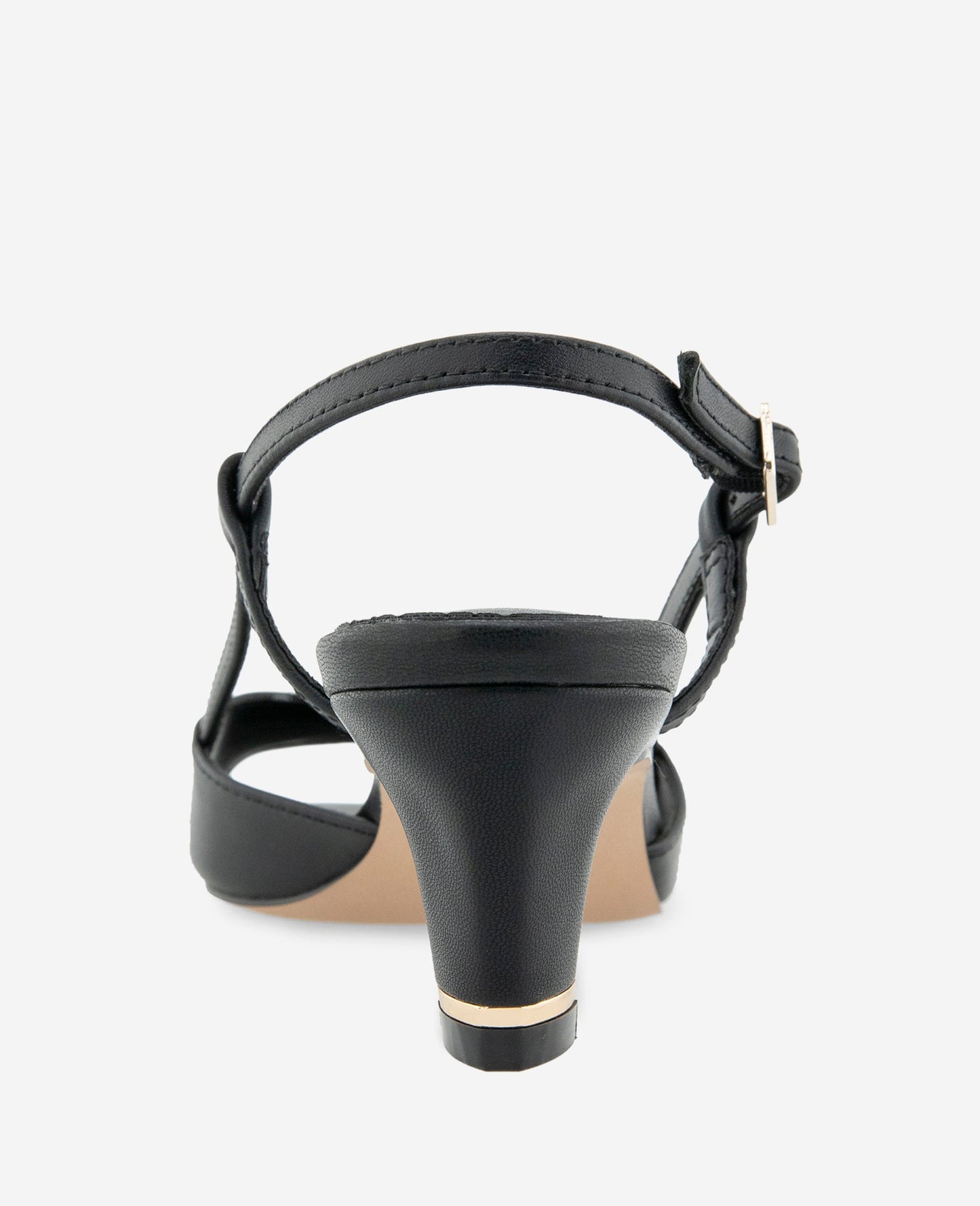 Anna Leather Open Toe Slingback Sandal