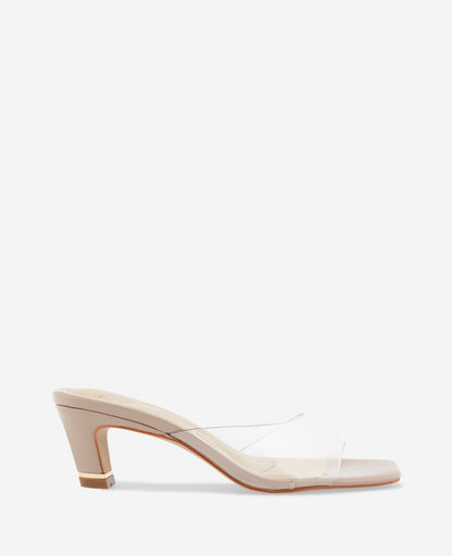 Arita Clear Open Toe Heel