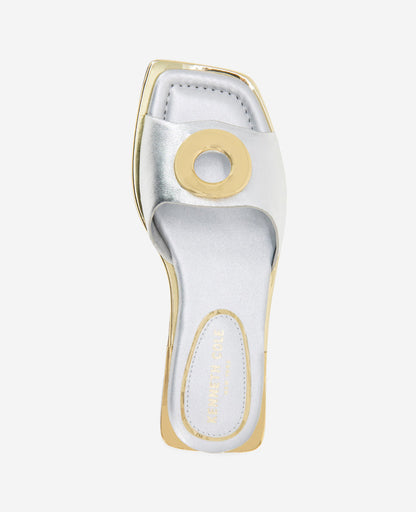 Asher Metallic Metal Ring Sandal