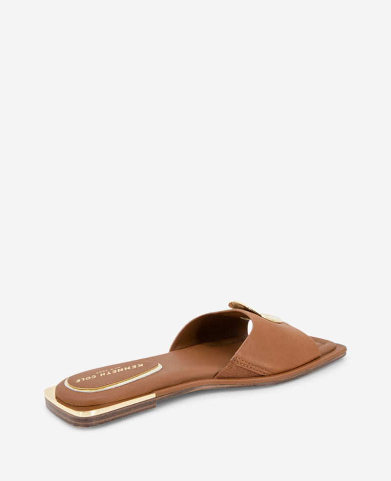 Asher Leather Metal Ring Sandal