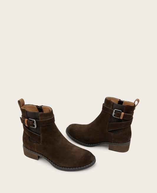 GENTLE SOULS - Bolton Suede Side Zip Boot