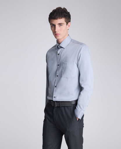 REACTION - Slim-Fit Button-Down Dress Shirt