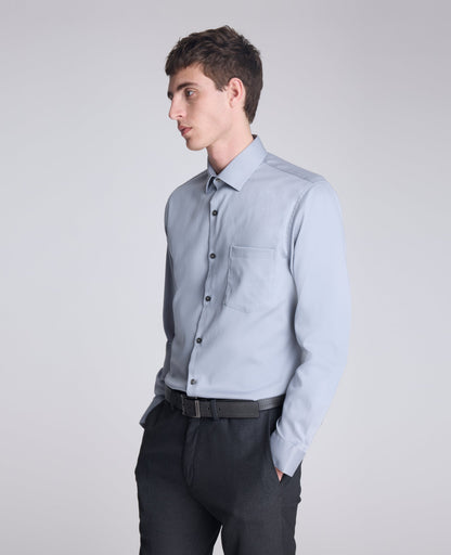 REACTION - Slim-Fit Button-Down Dress Shirt