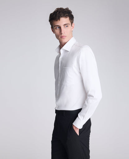 REACTION - Slim-Fit Button-Down Dress Shirt