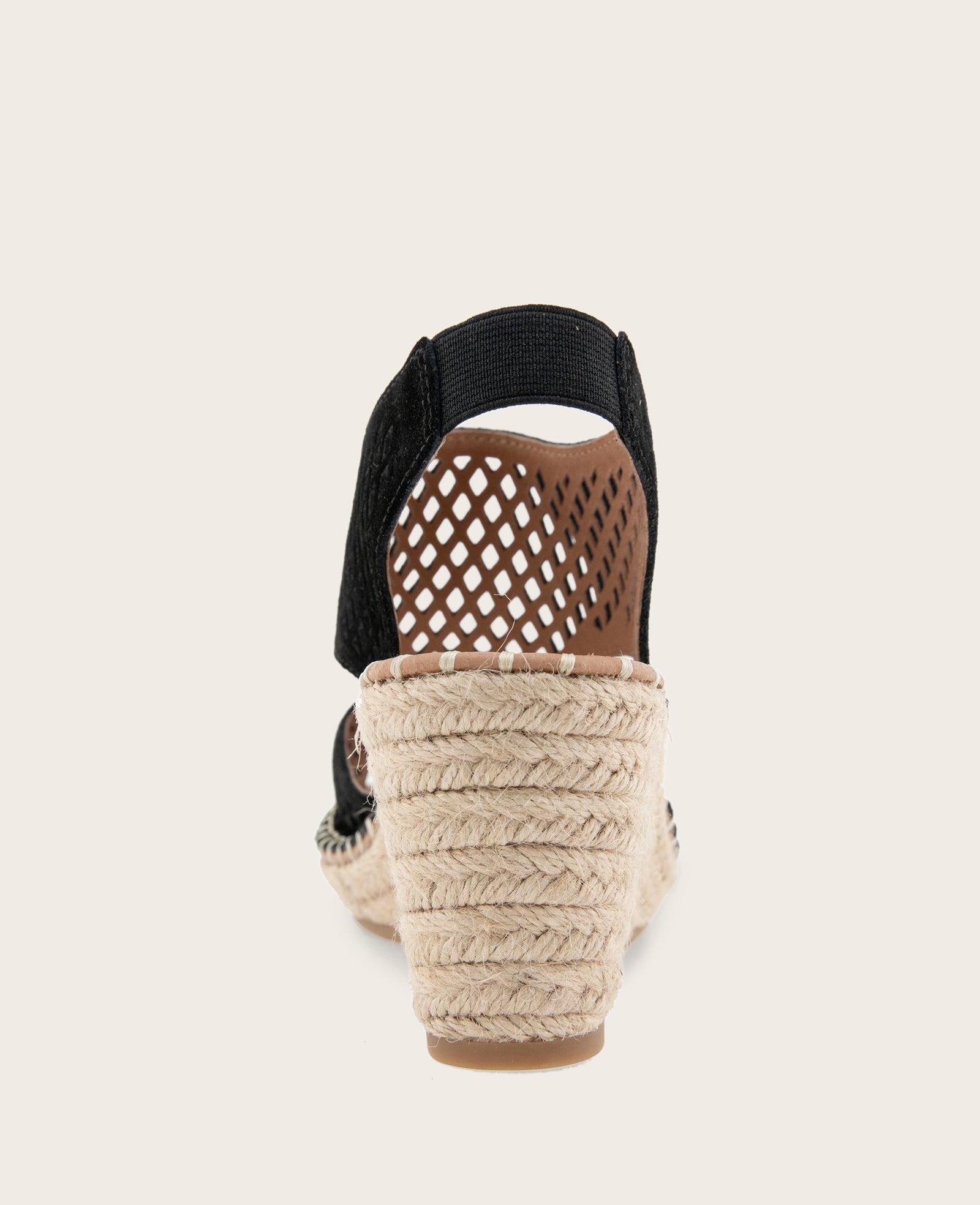 GENTLE SOULS - Cody Perforated Suede Espadrille Wedge