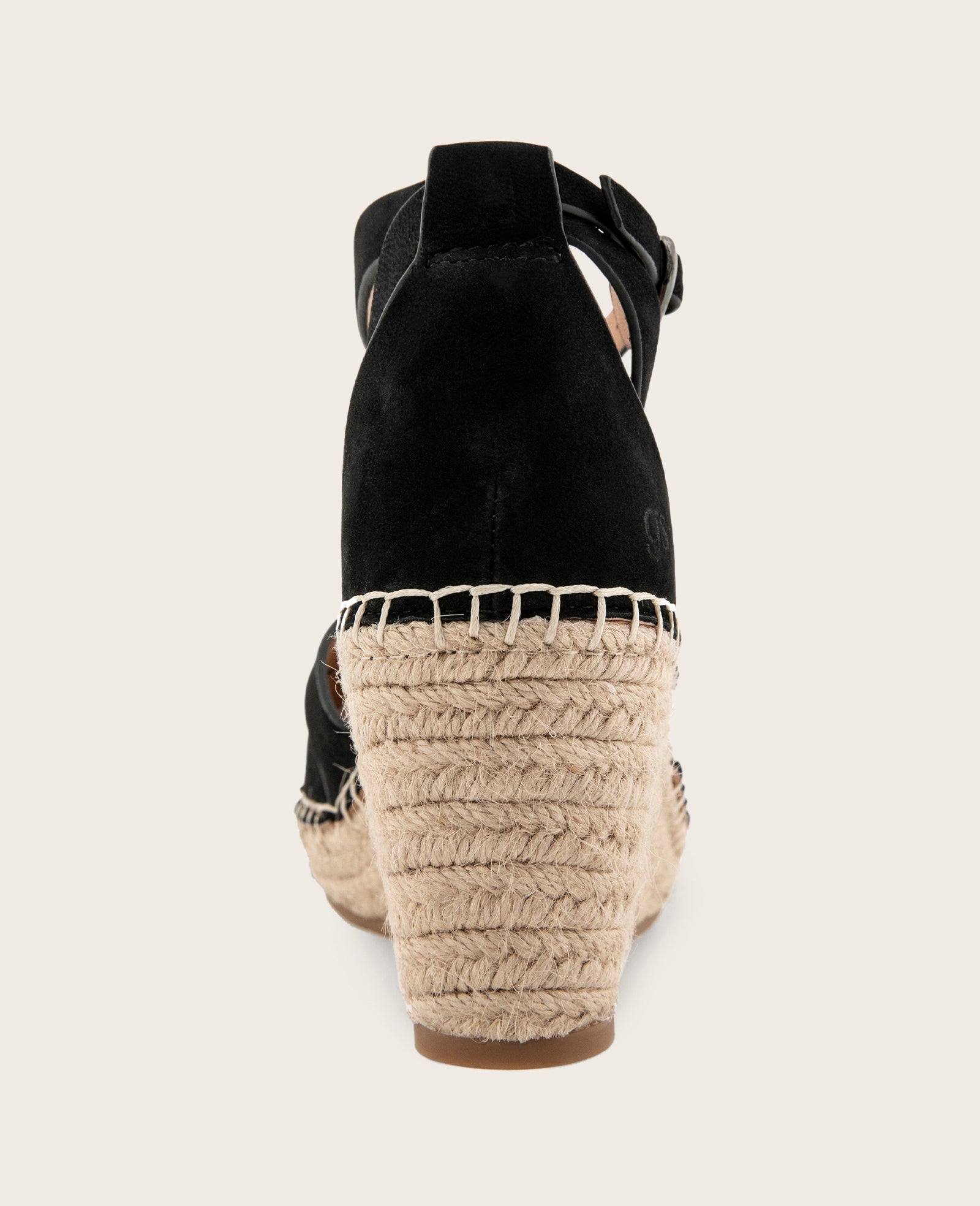 GENTLE SOULS - Coolie Nubuck Espadrille Wedge