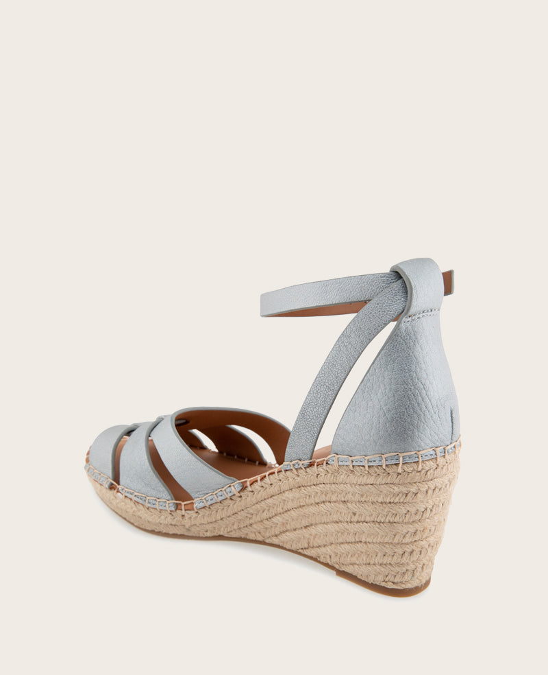 GENTLE SOULS - Coolie Metallic Espadrille Wedge