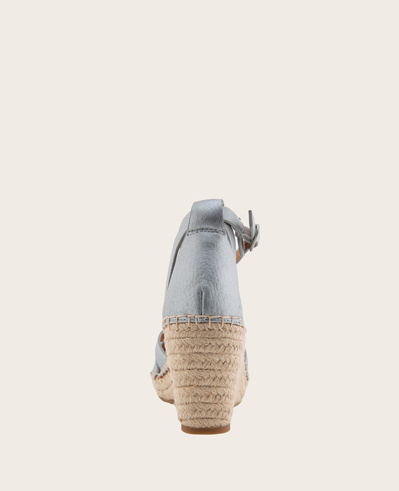 GENTLE SOULS - Coolie Metallic Espadrille Wedge