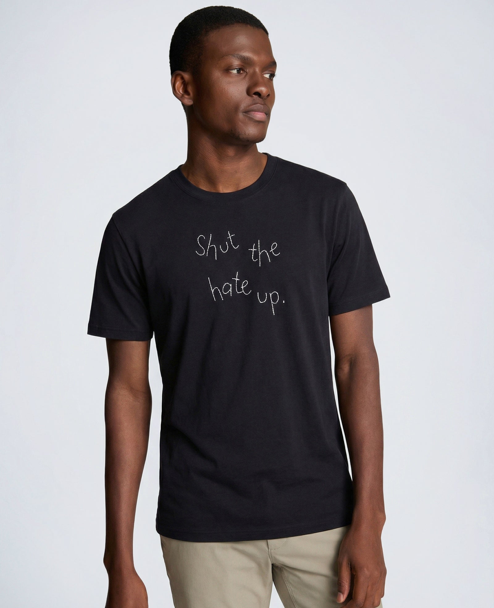 Lingua Franca Shut The Hate Up Unisex Tee