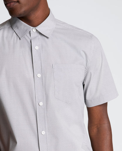 Short Sleeve Sport Shirt with Chest Pocket