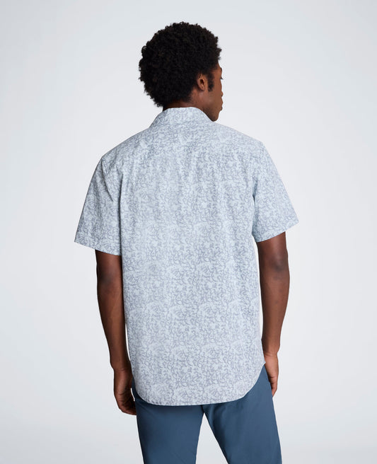 Short Sleeve Sport Shirt with Chest Pocket