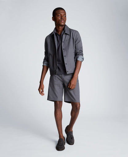 Washed Denim Short