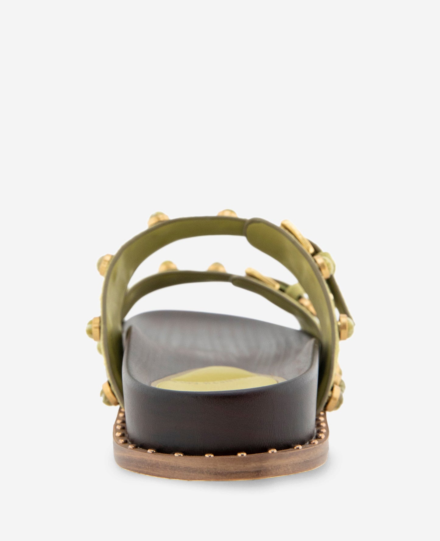 Deardra Suede Double Band Buckle Slide