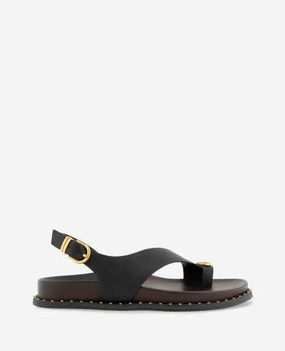 Dixon Leather Toe Ring Buckle Sandal