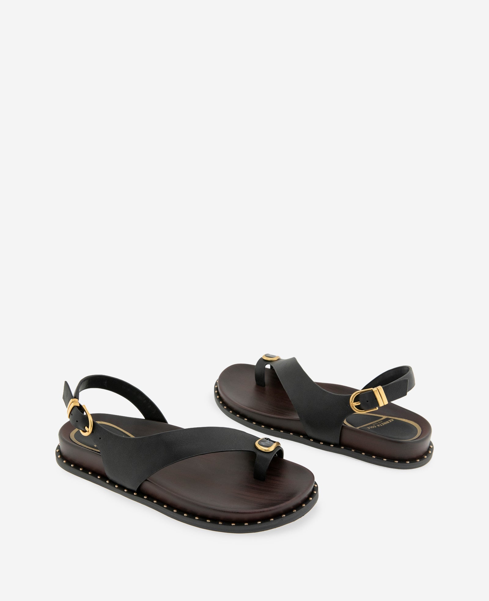 Dixon Leather Toe Ring Buckle Sandal