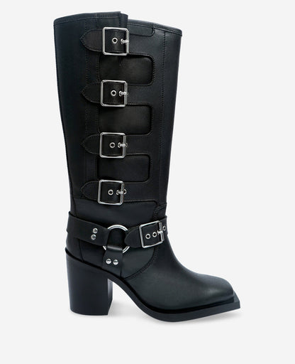 Emmett Leather Buckle Boot