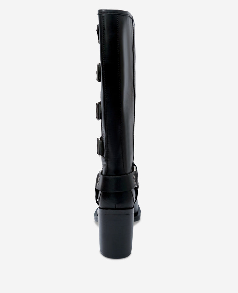 Emmett Leather Buckle Boot